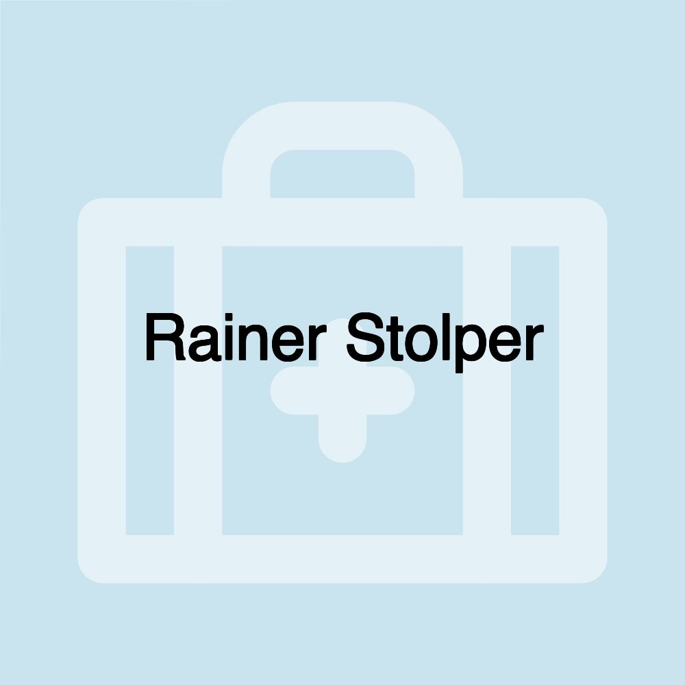 Rainer Stolper