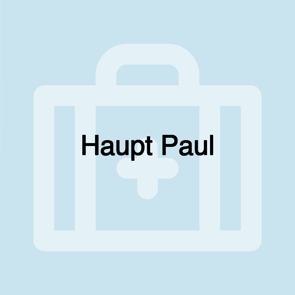 Haupt Paul
