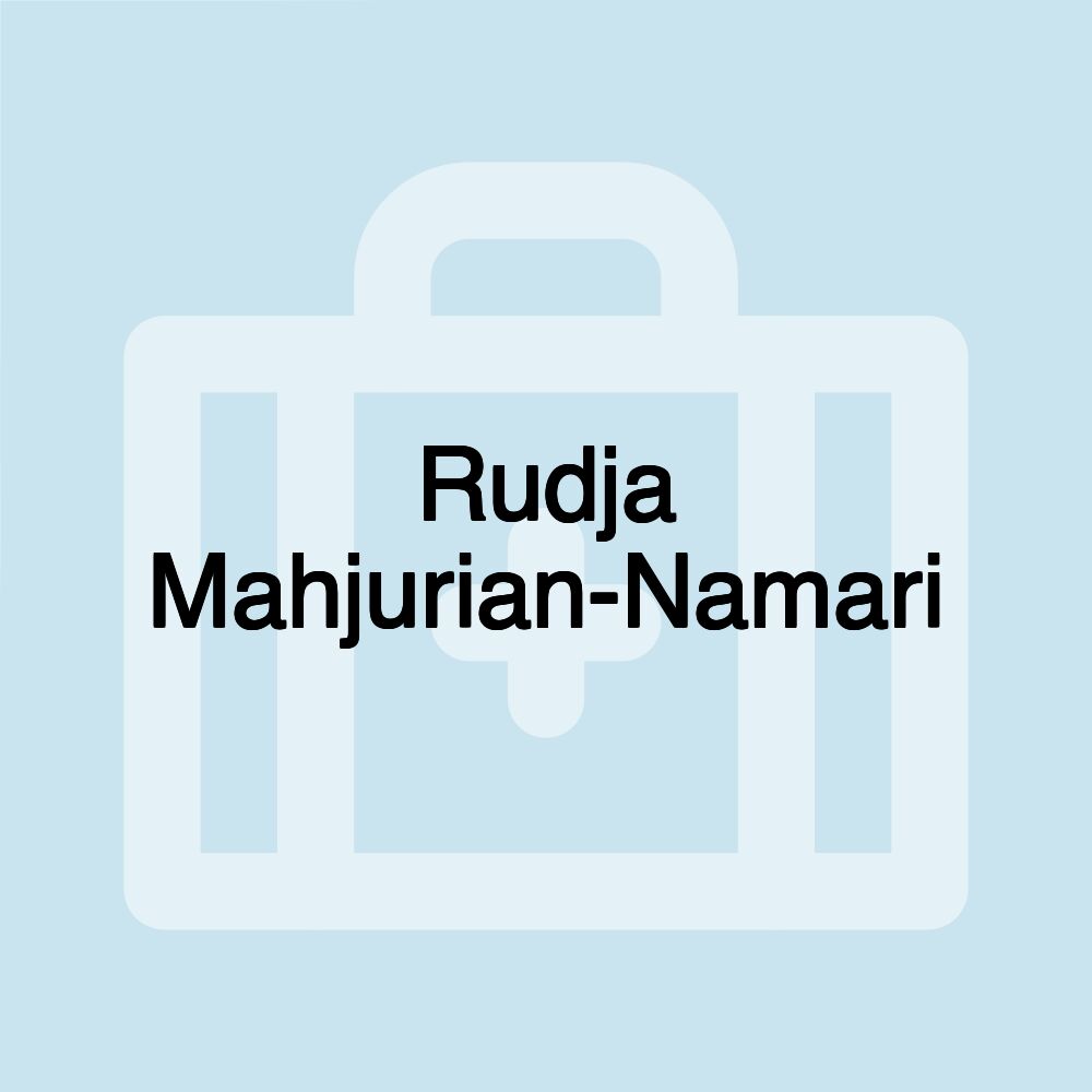 Rudja Mahjurian-Namari