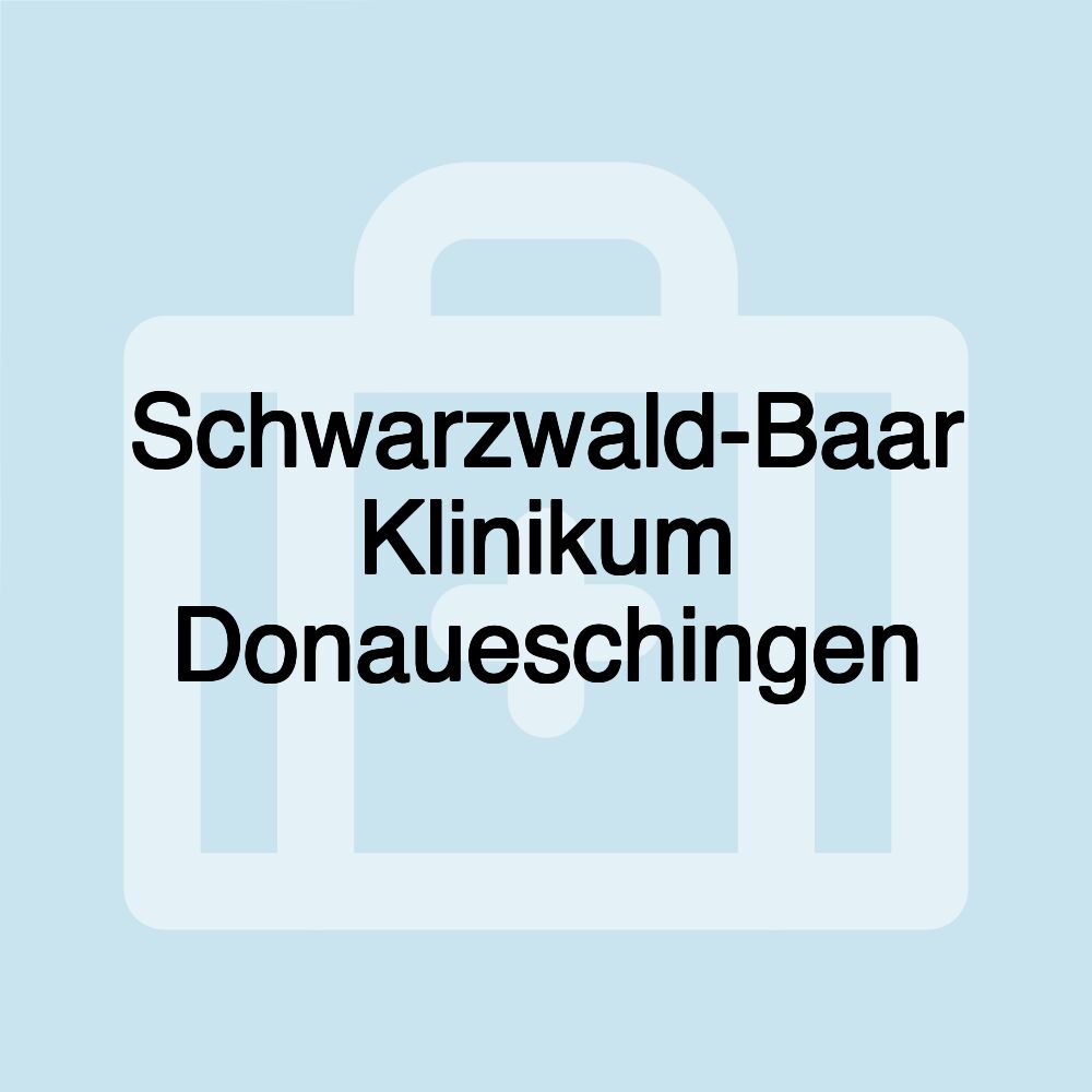 Schwarzwald-Baar Klinikum Donaueschingen