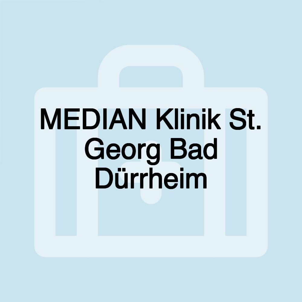 MEDIAN Klinik St. Georg Bad Dürrheim