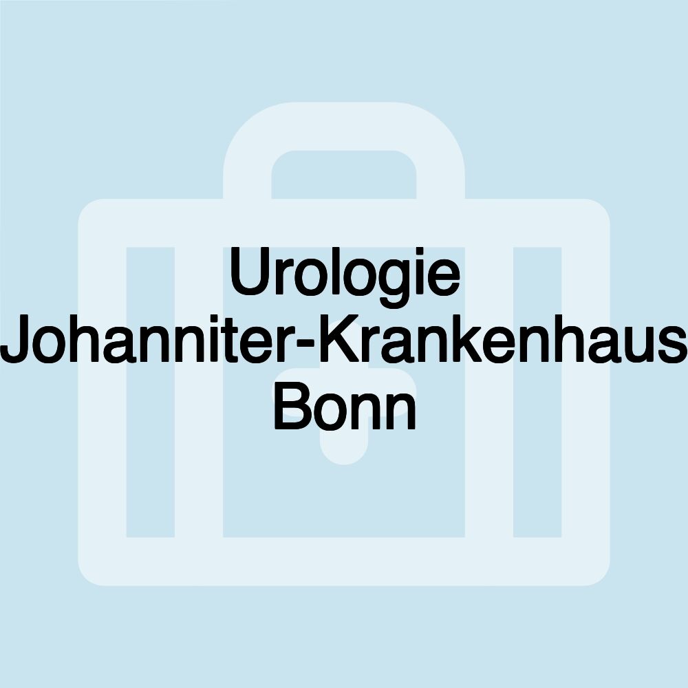 Urologie Johanniter-Krankenhaus Bonn