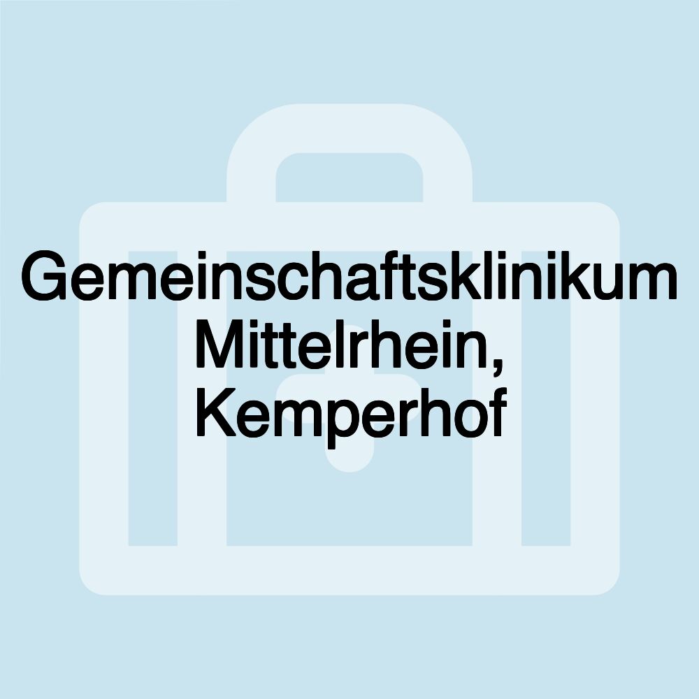 Gemeinschaftsklinikum Mittelrhein, Kemperhof