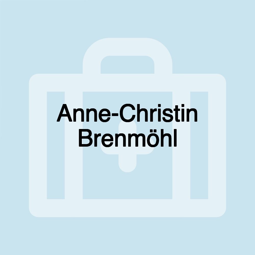 Anne-Christin Brenmöhl