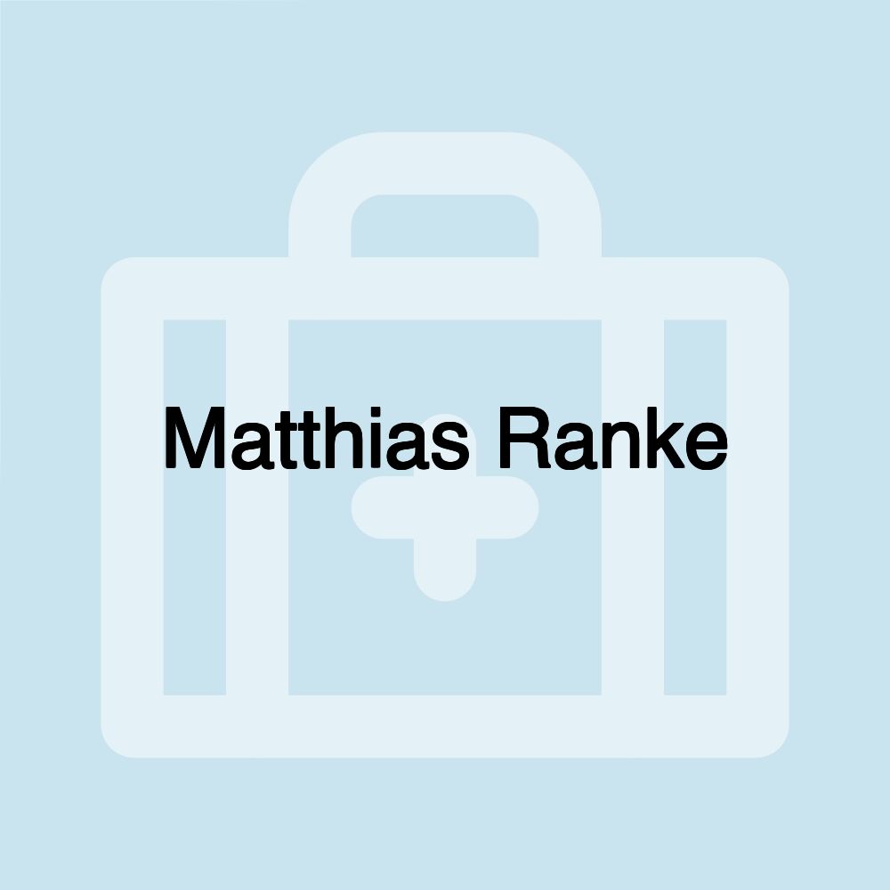 Matthias Ranke