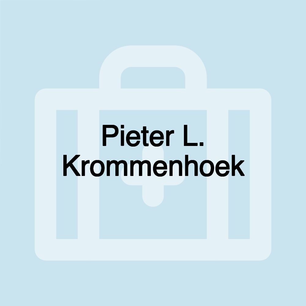 Pieter L. Krommenhoek