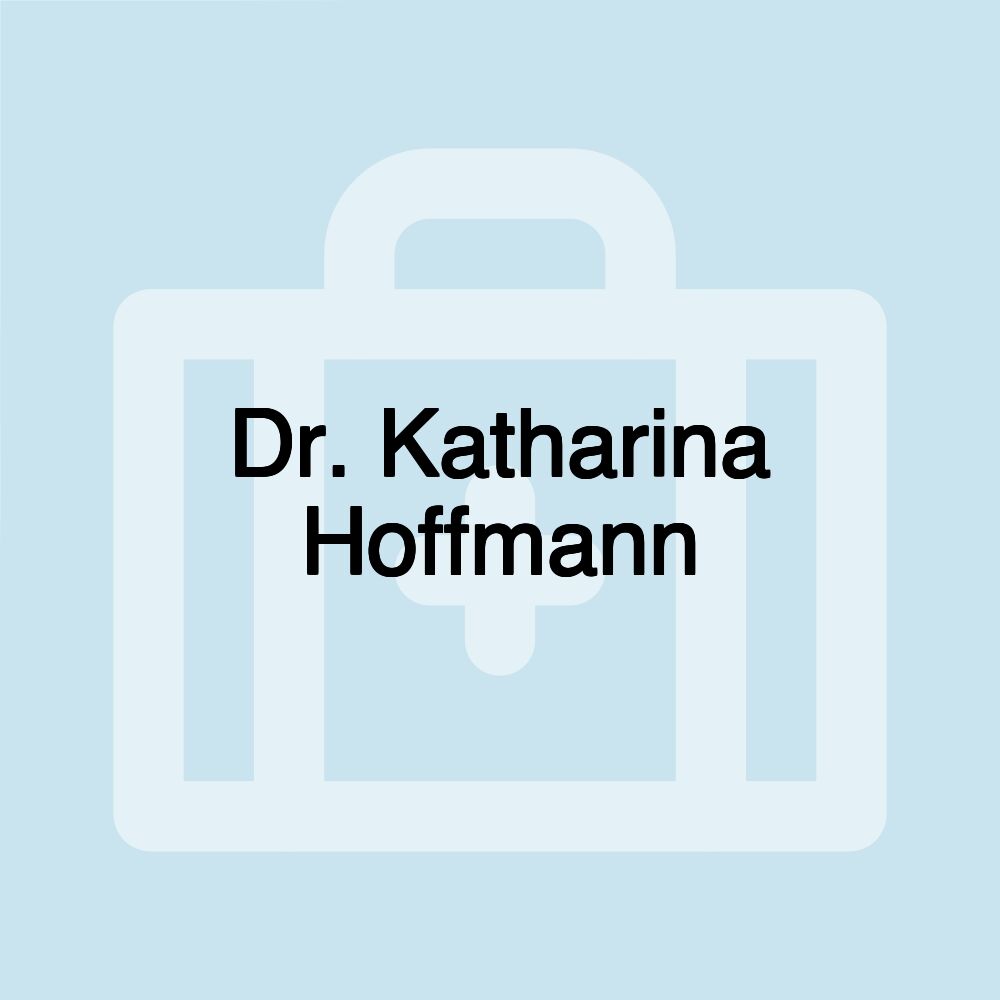 Dr. Katharina Hoffmann