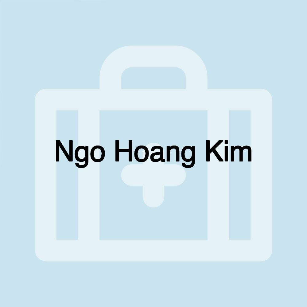 Ngo Hoang Kim