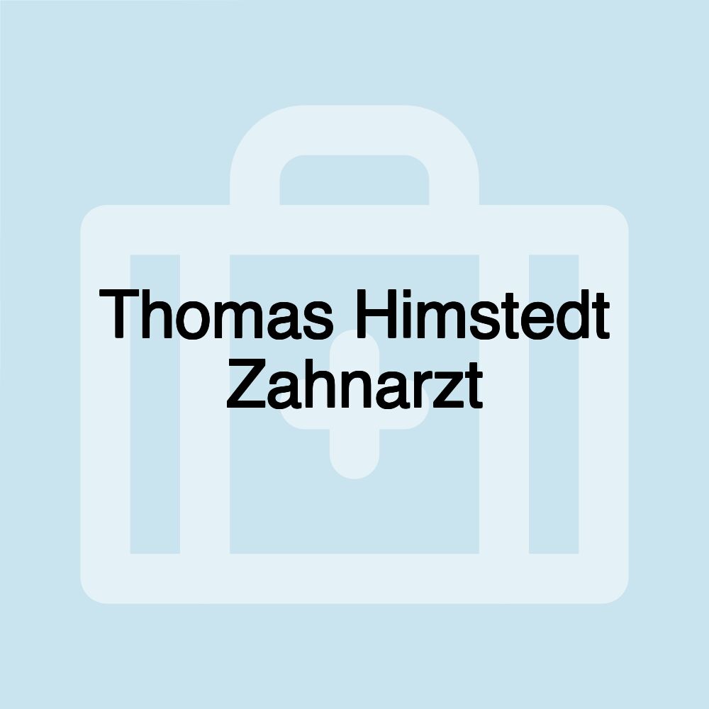 Thomas Himstedt Zahnarzt
