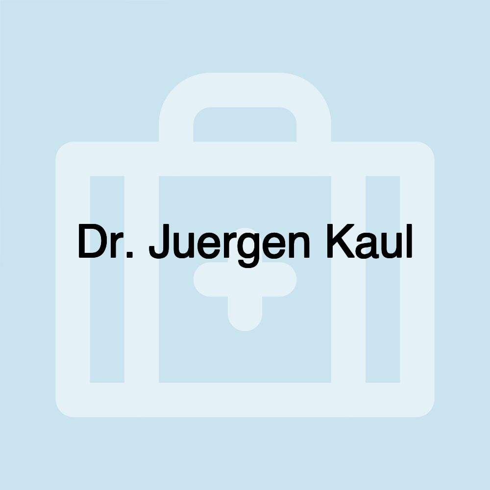Dr. Juergen Kaul